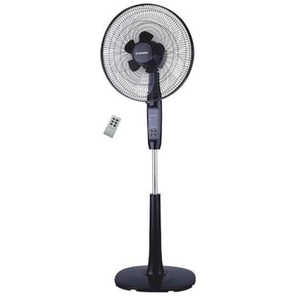 Ανεμιστήρας ορθοστάτης Morris MFS-16216, 60 Watt, με αυτόματη περιστροφή και δυνατότητα ρύθμισης ως προς τον οριζόντιο άξονα.