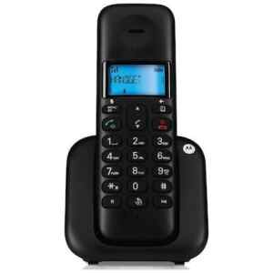 Ασύρματο τηλέφωνο Motorola T301 μαύρο με ανοιχτή ακρόαση , αναγνώριση κλήσης και στην αναμονή , σίγαση μικροφώνου και οθόνη υψηλής φωτεινότητας.