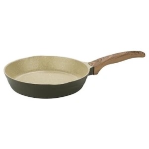 Τηγάνι Izzy Natura Elea 24cm με τριπλή αντικολλητική επίστρωση από φυσικά συστατικά, χωρίς PFOA, κάδμιο και μόλυβδο.