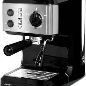 Μηχανή Espresso Gruppe CM 4677 Inox με απολαυστικό αρωματικό καφέ espresso με πλούσια κρέμα στο σπίτι ή στη δουλειά με την μηχανή espresso Gruppe Italiana.
