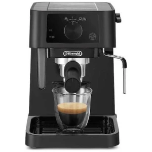 Μηχανή Espresso Delonghi Stilosa EC235.BK με ισχύ 1100W, πίεση 15bar και ξεχωριστό έλεγχο θερμοκρασίας νερού και ατμού, για απόλυτη ακρίβεια στην παραγωγή του καφέ.