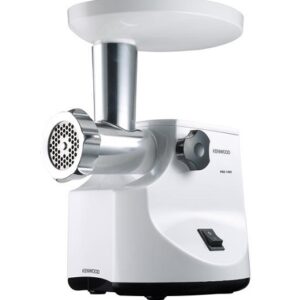 Η κρεατομηχανή Kenwood MG450 λευκή με ισχύς 1400W, γυαλιστερό φινίρισμα ιδανικό για όλες τις κουζίνες. Διαθέτει διακόπτες on/off και αντίστροφης λειτουργίας για να κινούνται ομαλά τα υλικά μέσα στην κρεατομηχανή.