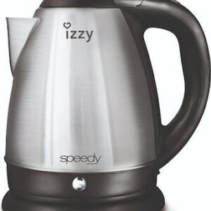 Βραστήρας Izzy Speedy F08 χωρητικότητας 1.5lt. Διαθέτει πλήκτρο απελευθέρωσης καπακιού, περιστρεφόμενη βάση και αυτόματη παύση λειτουργίας. Ανοξείδωτη καλυμμένη αντίσταση, με προστασία κατά της υπερθέρμανσης αποσπώμενη βάση, αποθήκευση καλωδίου, λυχνία λειτουργίας και περιστρεφόμενη 360°.