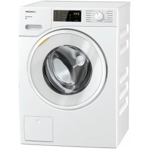 Πλυντήριο ρούχων Miele WSD 123 WCS χωρητικότητας 8 κιλών, με αυτόματη αναγνώριση φορτίου και ανοξείδωτο κυψελωτό κάδο 59 λίτρων για τέλεια φροντίδα έως 8 κιλά από την MIELE.