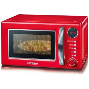 Ο φούρνος μικροκυμάτων Severin MW 7893 Retro με ισχύ 700 watt, διαθέτει 5 επίπεδα ισχύος και λειτουργία grill ενώ ο σχεδιασμός του που είναι εμπνευσμένος από τη δεκαετία του '60 θα προσδώσει μία πιο ρετρό αισθητική στην κουζίνα σας.