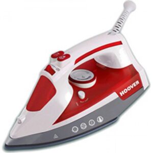 Σίδερο ατμού Hoover TIM 2500EU 011 με αυτοκαθαρισμό, ισχύος 2500W, με κεραμική πλάκα, ισχυρή εκπομπή ατμού, χωρητικότητα δοχείου στα 300ml, λειτουργία anti-calc και σύστημα anti-drip.